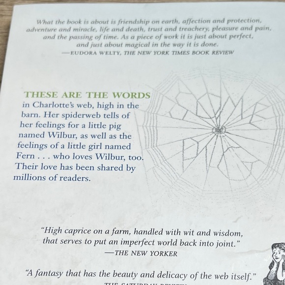 2012 “Charlotte’s Web” Hardcover 60th Anniversary Edition by E. B. White EUC!! - Picture 7 of 10